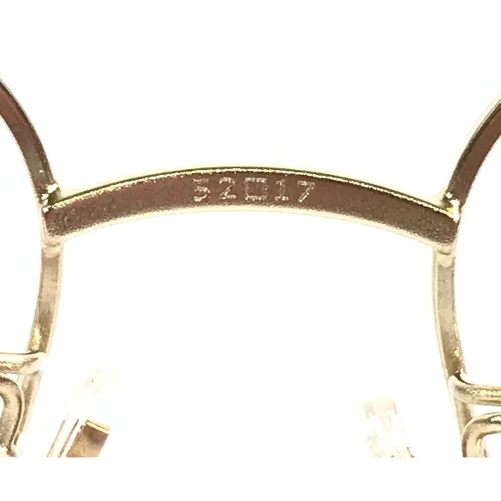 Coach Eyeglasses Frames HC5148 9421 Light Gold/Mint Green Cat Eye 52-17-140